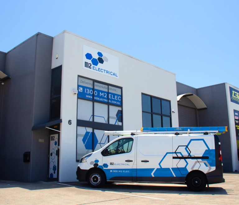 Van Outside Office